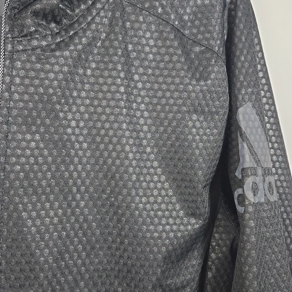 Adidas lightweight climastorm zipper hoodie
